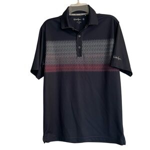 Walter Hagen Men's Navy Polo Shirt Size Small